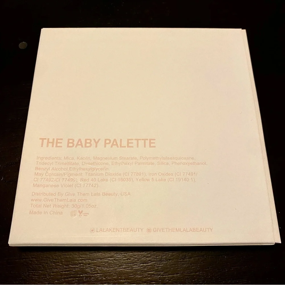 Give Them La La Beauty Eye Shadow Baby Palette 9 Pan Shades Eyeshadow